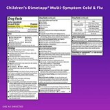 Children’s Dimetapp Multi Symptom Cold & Flu Liquid, Red Grape Flavor, 4 Fl Oz, thumbnail image 2 of 5