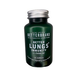 Betterbrand Better Lungs Immunity with iMMUSE Gummies - Supports Upper Respiratory Immune Health, 30 CT