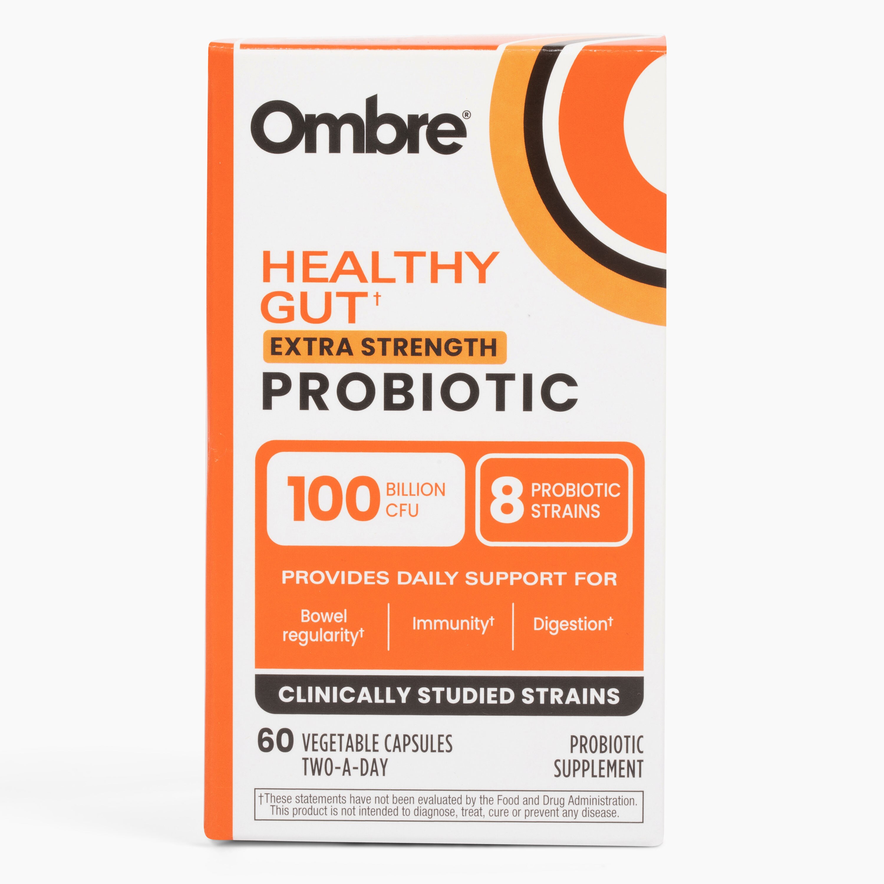 Ombre Healthy Gut Extra Strength Probiotic, 60 Ct , CVS