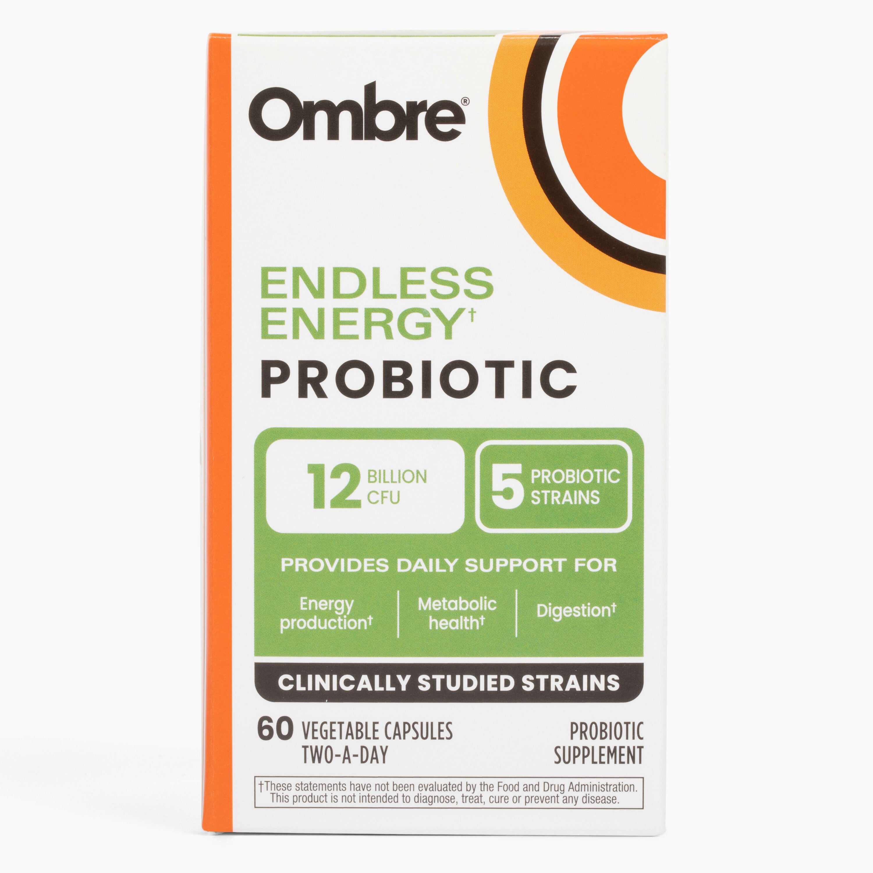 Ombre Endless Energy Probiotics, 60 Ct , CVS