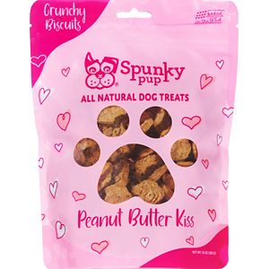 Spunky Pup Valentine's Dog Treats, Peanut Butter Kiss, 10 Oz , CVS