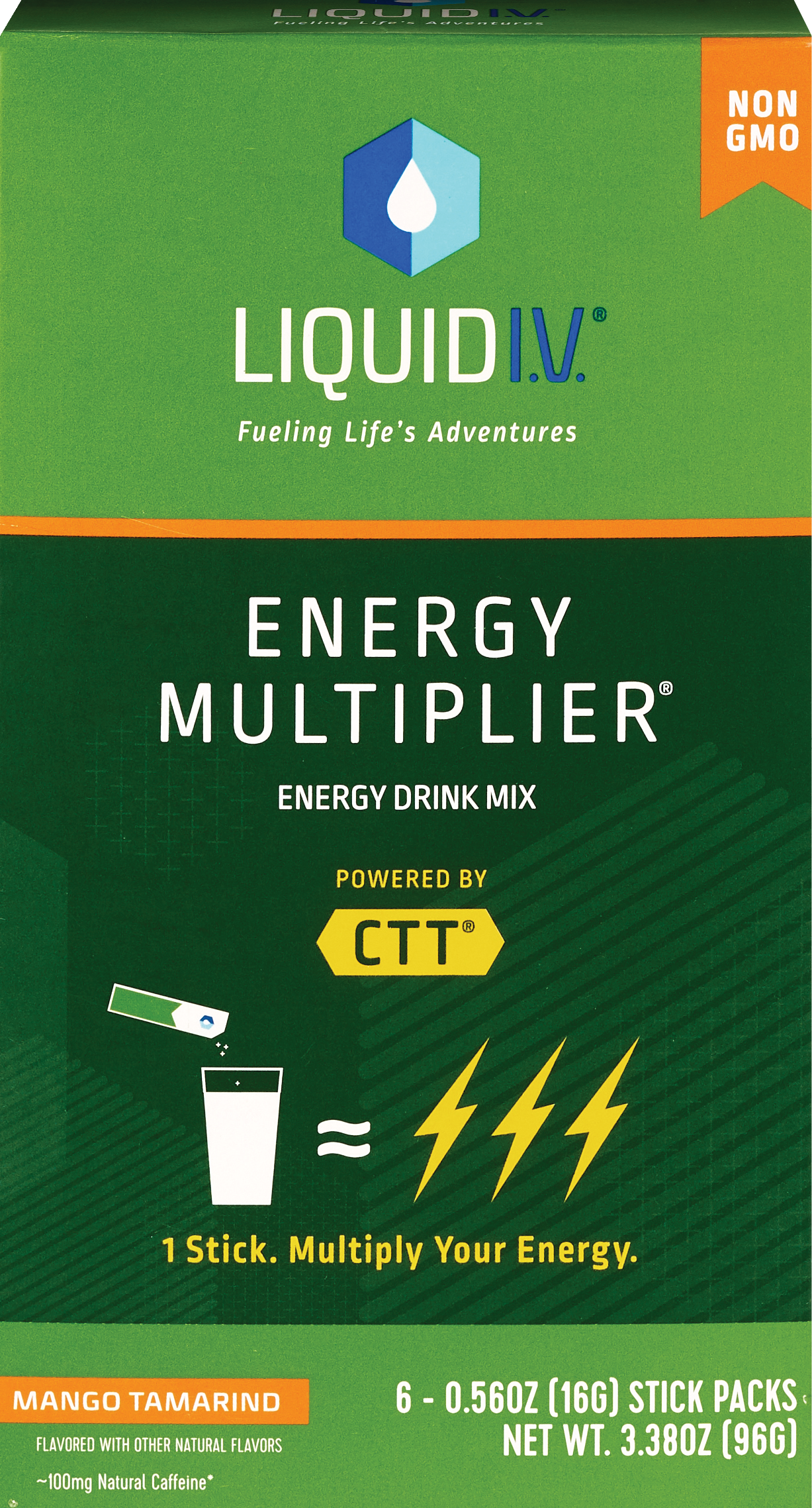 Liquid I.V. Hydration + Energy Multiplier, Electrolyte Drink Mix, Mango Tamarind, 6 Ct , CVS