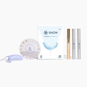 SNOW At-Home Teeth Whitening Kit System, 6+ Month Supply, 75+ Treatments