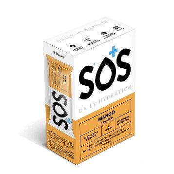 SOS Hydration SOS Elyctrolyte & Mineral Mango Drink Mix Packets, 8 Ct - 1.6 Oz , CVS