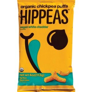 Hippeas Organic Chickpea Puffs, Vegan White Cheddar Flavored, 4 Oz , CVS