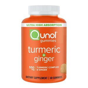 Qunol Turmeric + Ginger 550mg Gummies, 60 CT