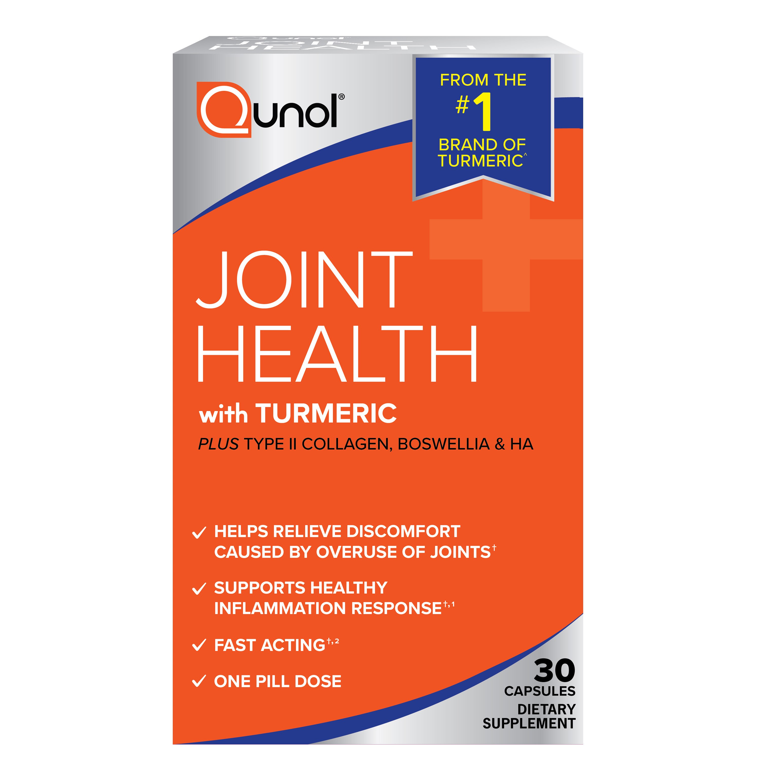 Qunol Joint Comfort With Turmeric Capsules, 30 Ct , CVS