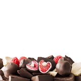 TRU FRU Raspberries Hyper Chilled in White & Dark Chocolate, 8 oz, thumbnail image 4 of 4