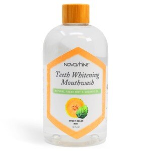 Novashine Teeth Whitening Mouthwash, Sweet Melon Mint, 16 Oz , CVS