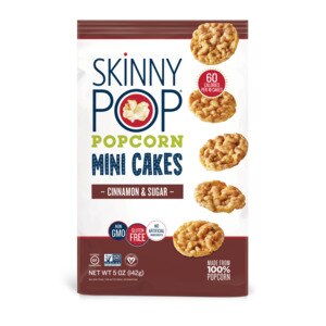  SkinnyPop Cinnamon & Sugar Popcorn Mini Cakes, 5 OZ 