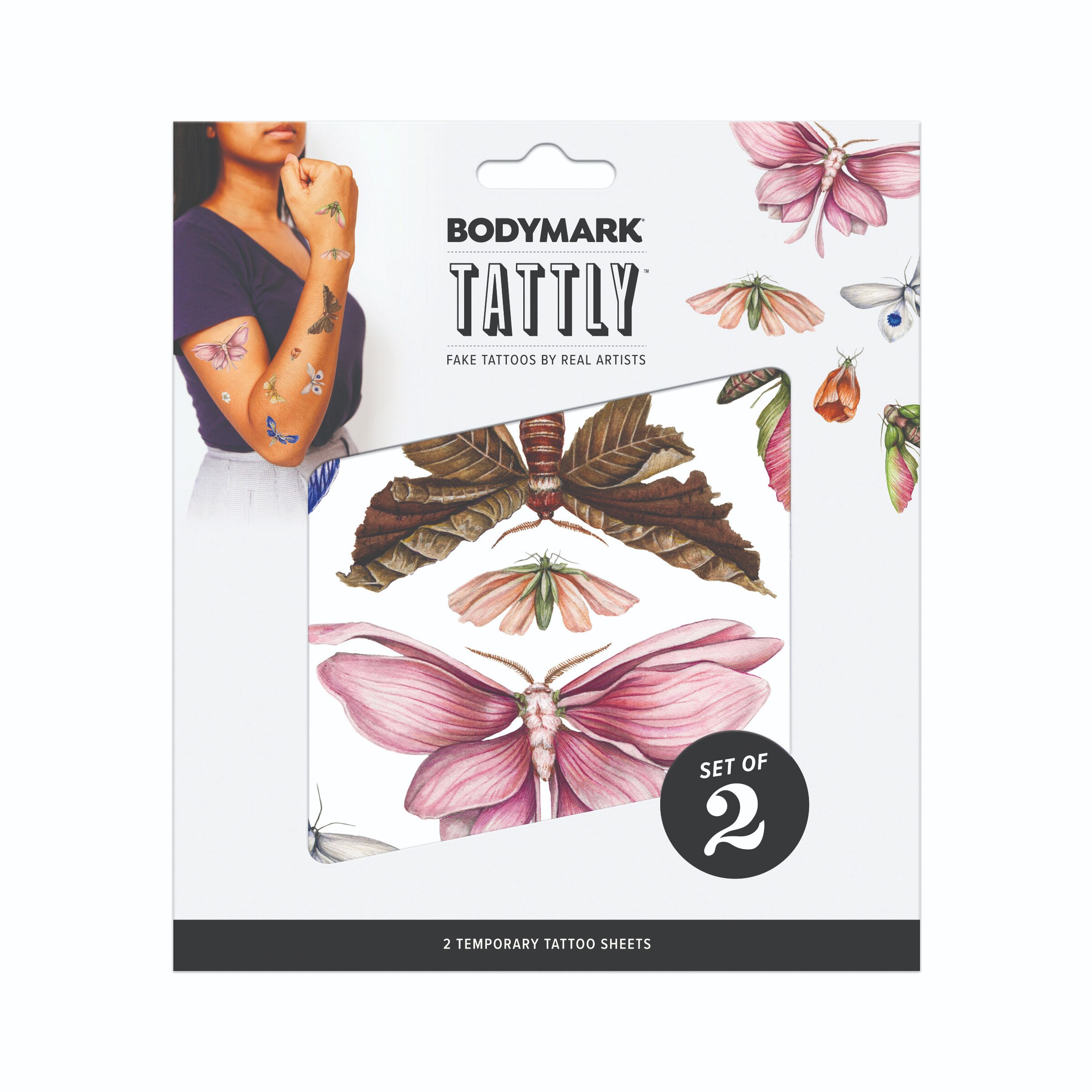 Tattly Temporary Tattoos, Large Designs, Berries, Two Sheets , CVS