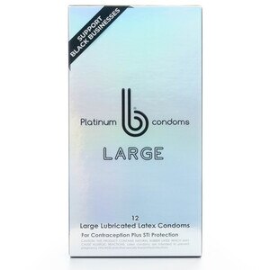 Platinum B Condoms, Large, 12 Ct , CVS