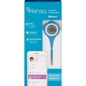 Kinsa QuickCare - Termómetro digital inteligente para todas las edades