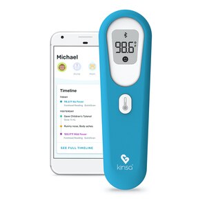 Kinsa Ear Thermometer, Smart, Bluetooth