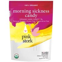 Pink Stork - Caramelos para las náuseas del embarazo, Ginger Raspberry, 30 u.