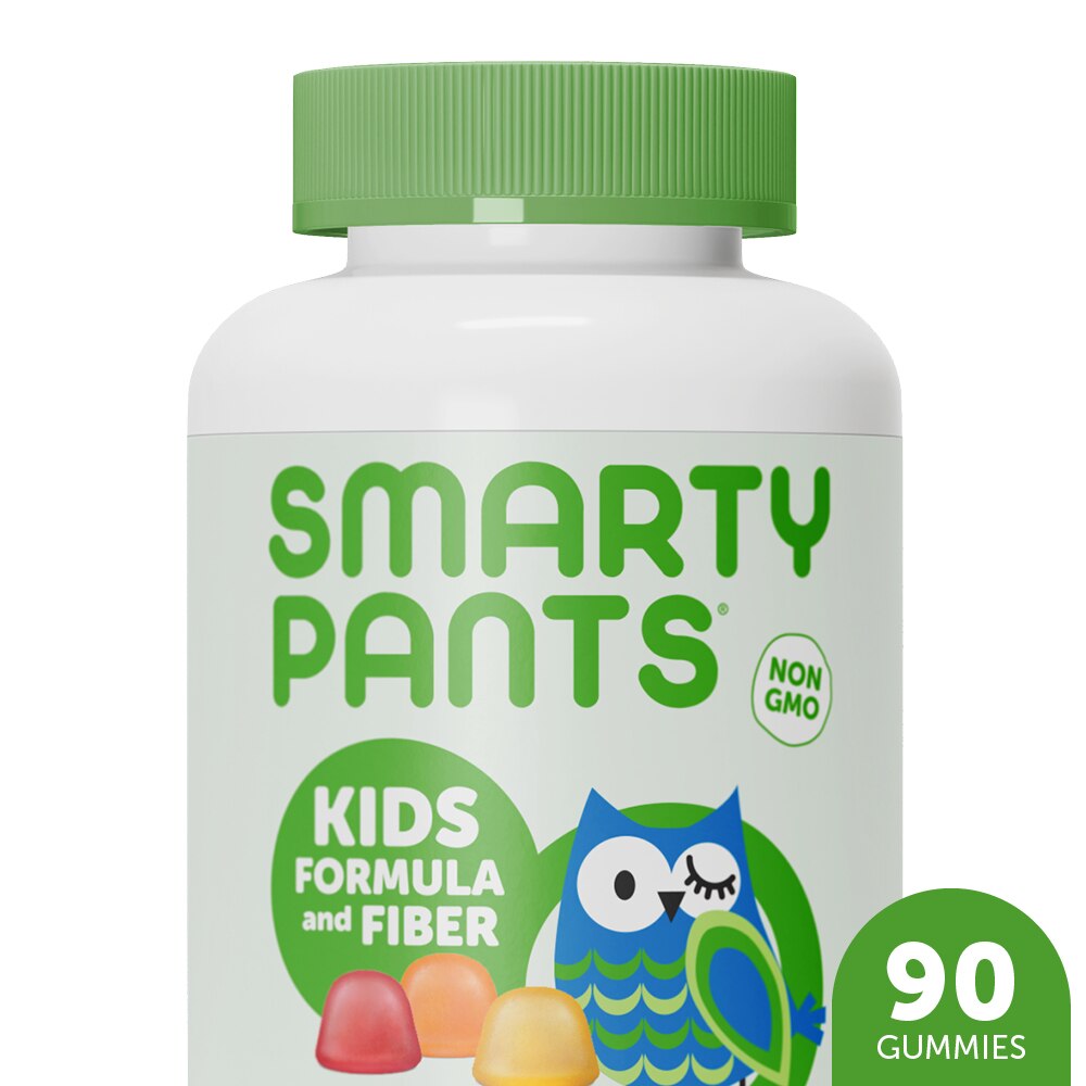SmartyPants Kids Formula and Fiber - Suplemento dietario, 90 u.
