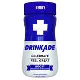 Drinkade Boost Energy Drink with Natural Caffeine, Berry 3.4oz Bottle, thumbnail image 1 of 5