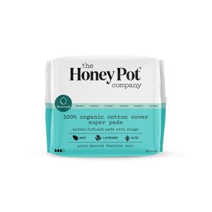 The Honey Pot Company Organic Top Sheet Herbal Super Pad, 16 Ct , CVS