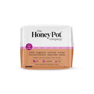 The Honey Pot Company The Honey Pot Co. Organic Cotton Daytime Incontinence Liner With Wings, 16 Ct , CVS
