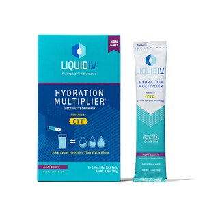Liquid I.V. Hydration Multiplier Electrolyte Drink Mix Packets, Acai Berry, 6 Ct , CVS