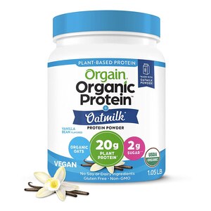 Orgain Organic Protein + Oatmilk Plant Based Protein Powder, 16.9 OZ