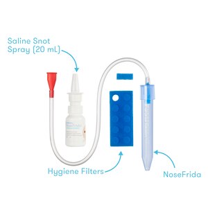 Baby Nasal Aspirator NoseFrida The Snotsucker with 10 Extra Hygiene 