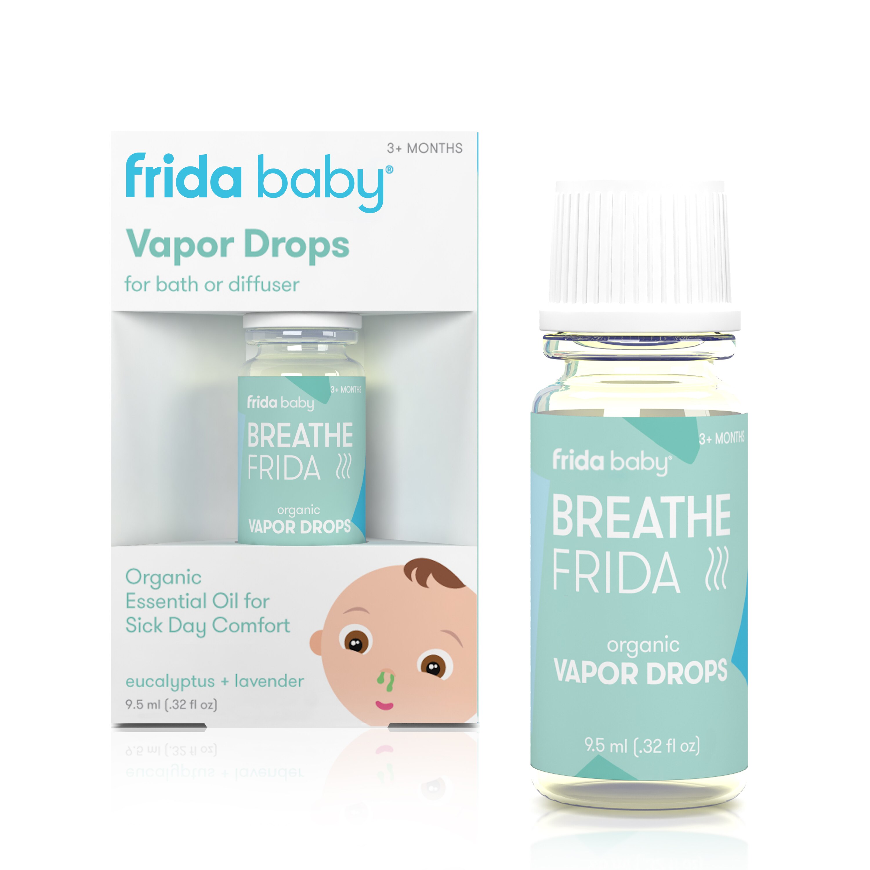 FridaBaby BreatheFrida - Gotas para baño de vapor