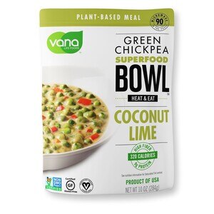 Vana Life Foods Green Chickpea Superfood Bowl, Plant-Based Meal, 10 OZ
