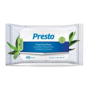 Presto Chamomile Cleansing Wipe, 48CT