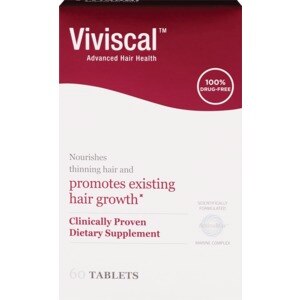 Viviscal - Vitaminas para el crecimiento del cabello en tabletas, potencia extra, 60 u.
