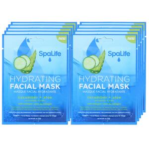 SpaLife Spa Life Cucumber And Aloe Facial Wrap, 10 Ct , CVS