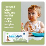 WaterWipes Plastic-Free Textured Clean, Toddler & Baby Wipes, 99.9% Water Based, Sensitive, thumbnail image 4 of 8