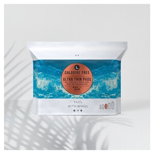 L Organic Pads >> L Organic Chlorine Free Ultra Thin Super Pads 28 Ct L Organic Pads >> L Organic Chlorine Free Ultra Thin Super Pads 28 Ct