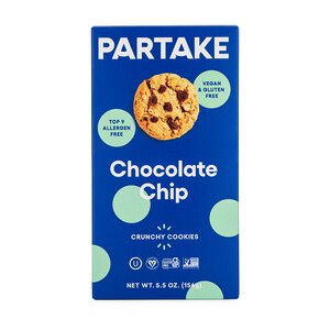 Partake Gluten-Free Vegan Chocolate Chip Cookies, 5.5 OZ