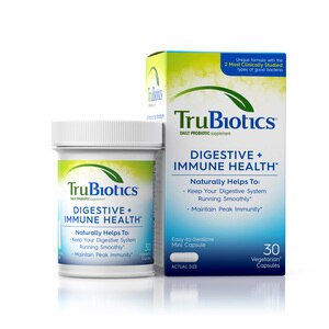 TruBiotics - Suplemento probiótico en cápsulas, uso diario, 30 u.