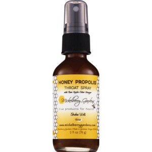 Mickelberry Gardens - Spray para la garganta con miel y propóleo, 2 oz