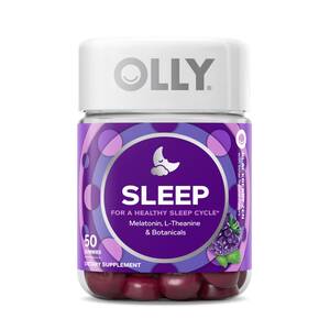 Olly Restful Sleep - Suplemento dietario en gomitas, Blackberry Zen, 50 u.