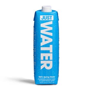 JUST Water 100% Spring Water In Plant-Based Carton, 1 Liter - 33.8 Oz , CVS