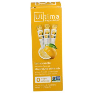 Ultima Replenisher Lemonade Electrolyte Power, 10CT