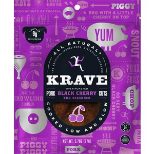 KRAVE Gourmet Pork Cuts, Black Cherry Barbecue Flavor, 2.7 Oz , CVS