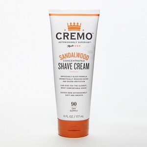 Cremo Concentrated Shave Cream, Sandalwood, 6 OZ