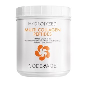 Codeage Multi Collagen Protein Powder Peptides, 2-Month Supply, Hydrolyzed Collagen I, II, III, V, X, 20 oz
