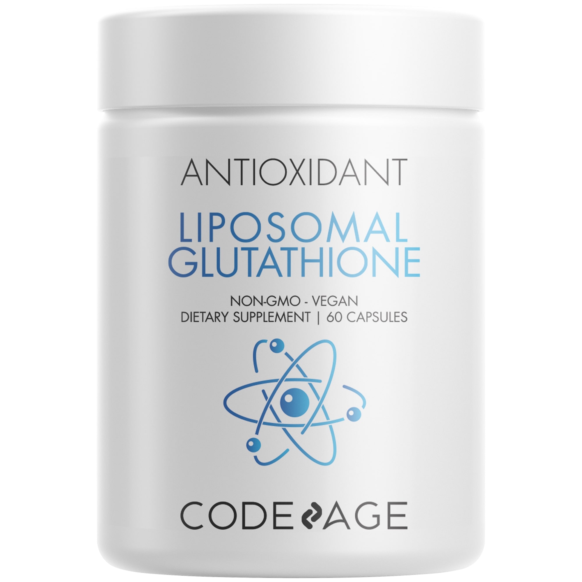 Codeage Liposomal Glutathione, Setria L Glutathione Capsules, Phospholipids, Vegan, Non-GMO, 60 CT