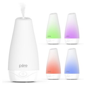 Pure Enrichment PureSpa Essential Oil Diffuser with Color-Changing Light, 100ml Water Tank