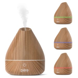 Pure Enrichment PureSpa Natural Aromatherapy Oil Diffuser, Natural