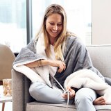 Pure Enrichment PureRelief Plush Heated Throw Blanket, thumbnail image 2 of 6