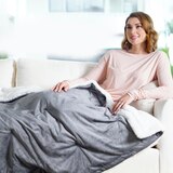 Pure Enrichment PureRelief Plush Heated Throw Blanket, thumbnail image 4 of 6