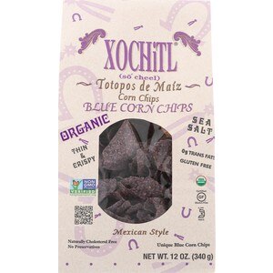 Xochitl Premium Blue Corn Chips, 12 OZ