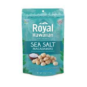 Royal Hawaiian Orchards Sea Salt Macadamia Nuts, 4 oz