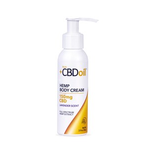 PlusCBD Oil - Loción corporal de cáñamo, fragancia Lavender, 2.9 oz - Se aplican restricciones estatales